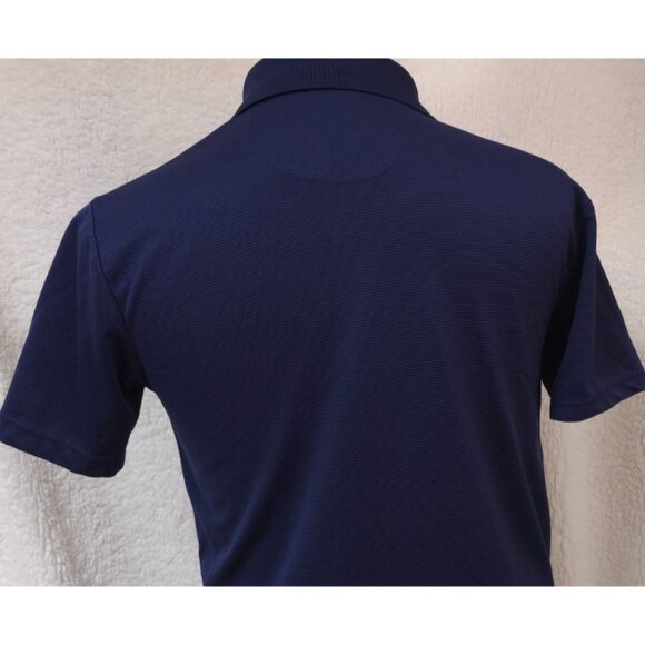 Ben Hogan Performance Mens Small Blue Textured Short Sleeve Golf Polo Shirt - Picture 9 of 12